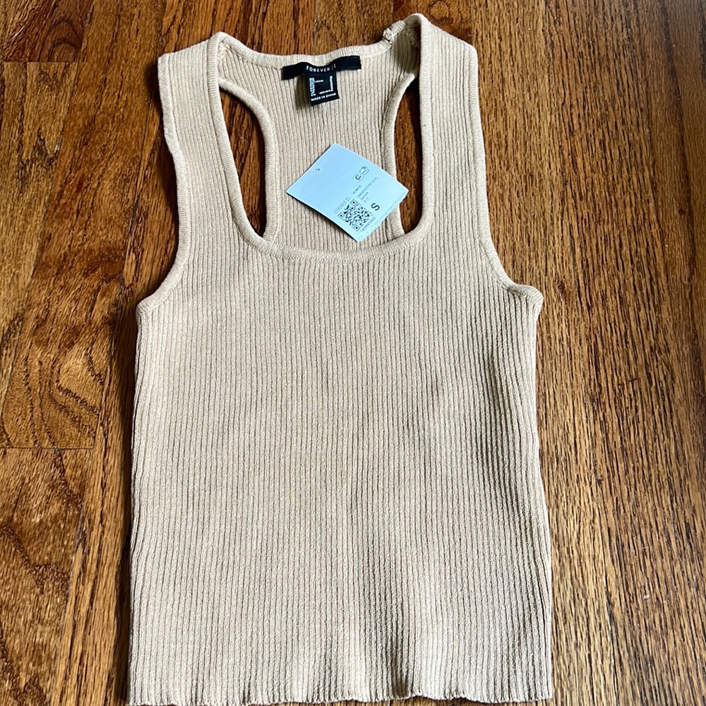 Forever 21 tan tanktop